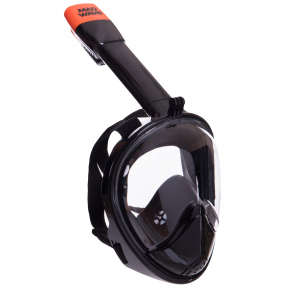 

Маска для дайвинга Маска для снорклинга с дыханием через нос MadWave FULL-FACE M061907 Черный (SKL02788)