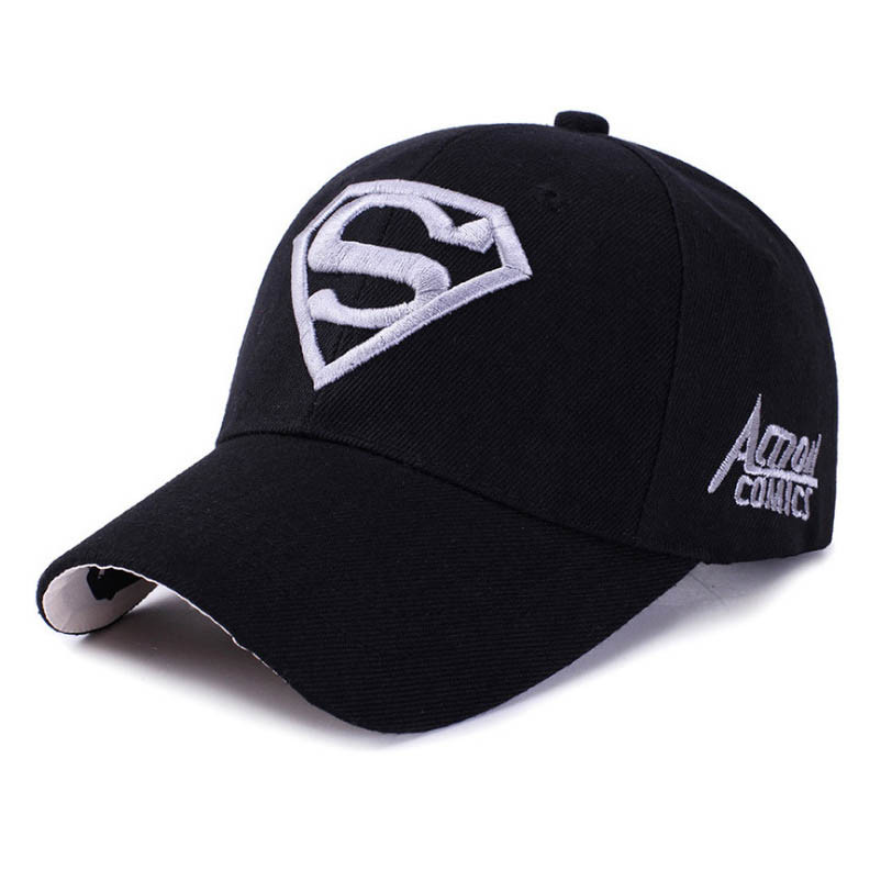 

Мужская черная кепка SuperMan Narason 5639 Черный 57-60