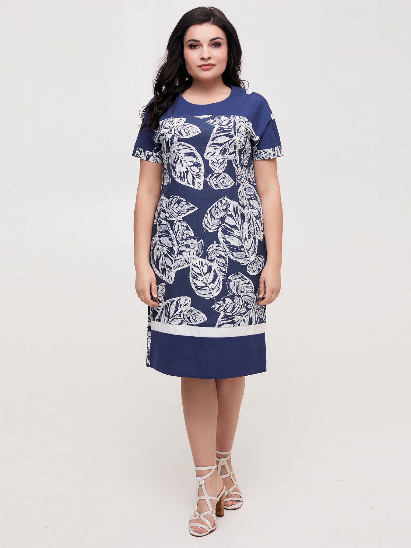 

Платье All Posa Анюта 100610  Темное джинс, Платье All Posa Анюта 100610 50 Темное джинс