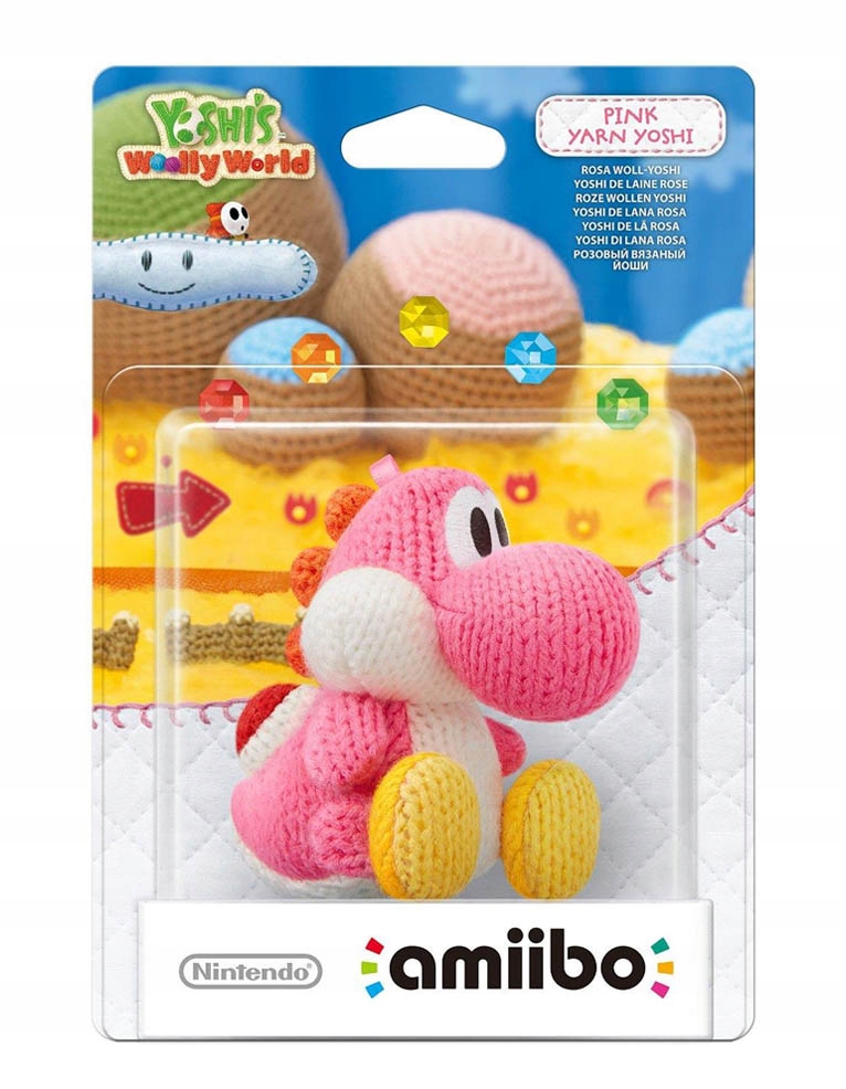 

Фигурка Nintendo Amiibo Yoshis Woolly World Pink Амибо Розовый Вязаный Йоши