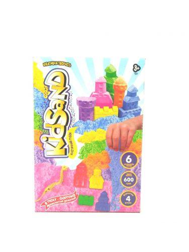 

Кинетический песок "KidSand" с формочками, 600 г (укр) KS-04-04U