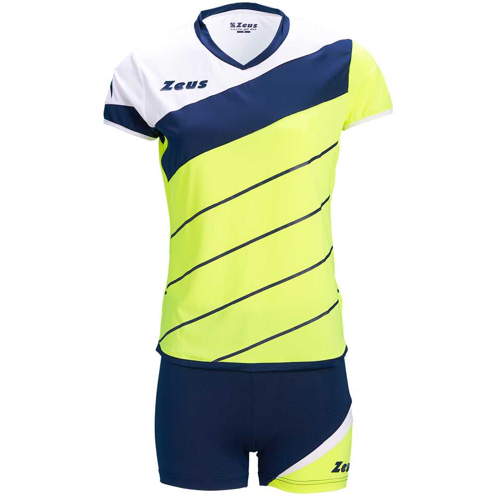 

Волейбольная форма Zeus KIT LYBRA DONNA Z00230 цвет: неон/белый/синий, размер XS