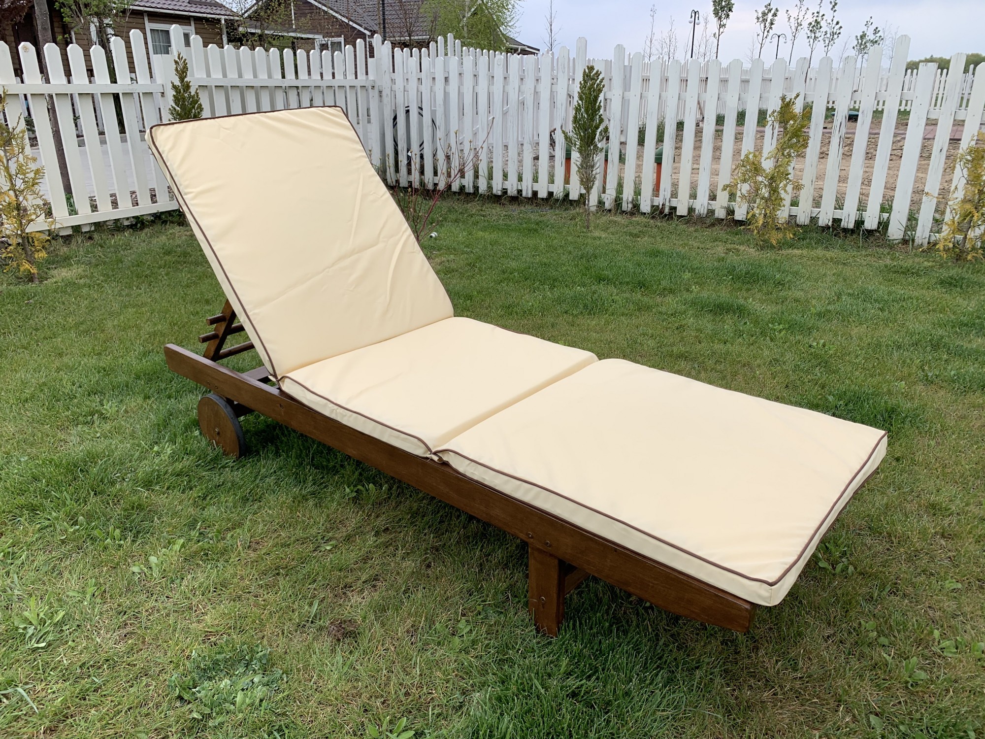 

Матрас на шезлонг Кедр на Ливане серия Prestige 190x60x4 см Молочный (1023)