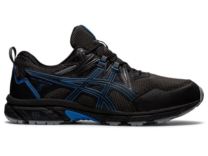 

Мужские кроссовки для бега Asics GEL-VENTURE 8 WATERPROOF 1011A825 003 BLACK/REBORN BLUE 2021 41,5 (EU), 26 (CM), 8 (US)