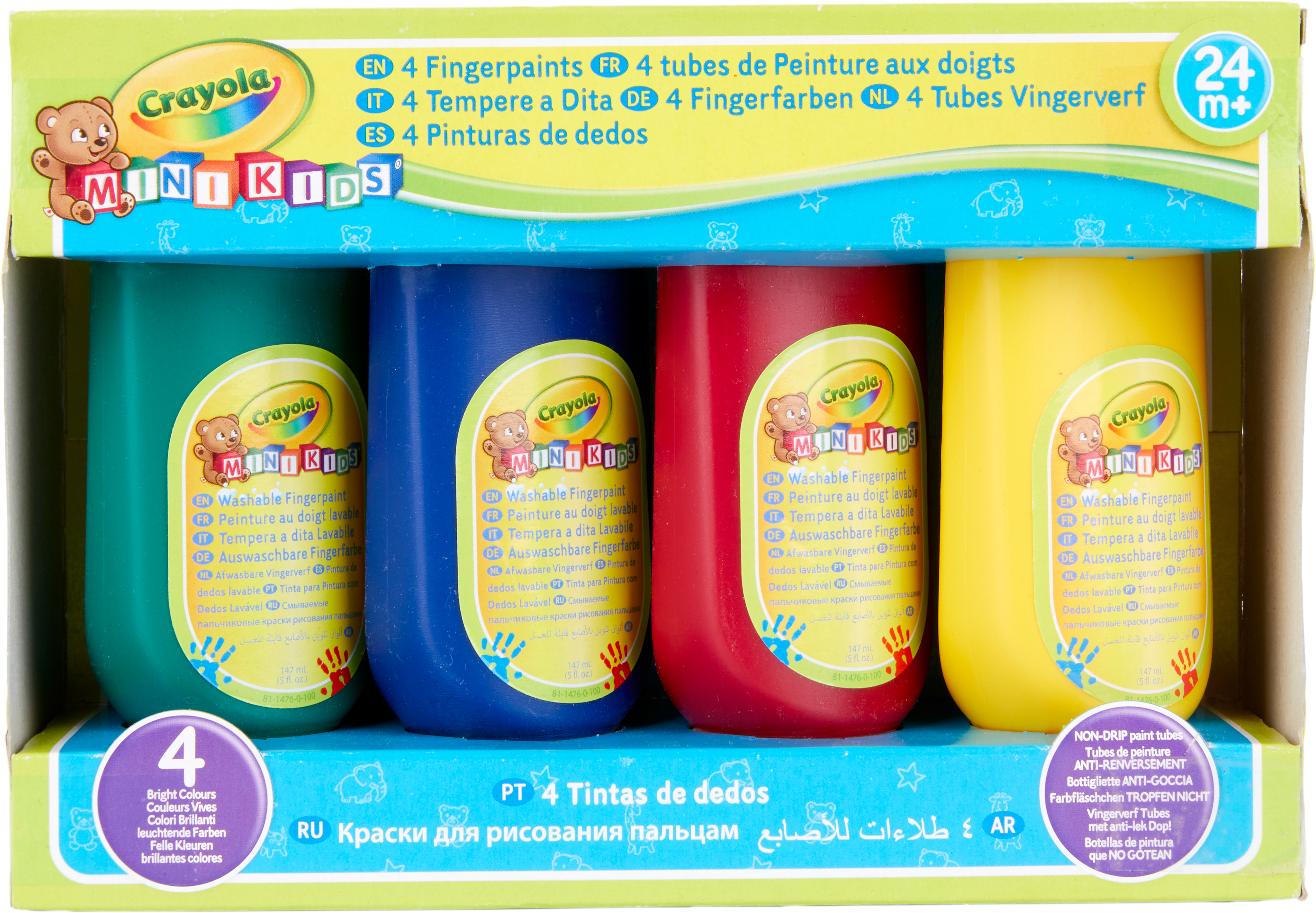 

Набор пальчиковых красок Crayola Mini Kids Washable (256455.106) (0071662114763)