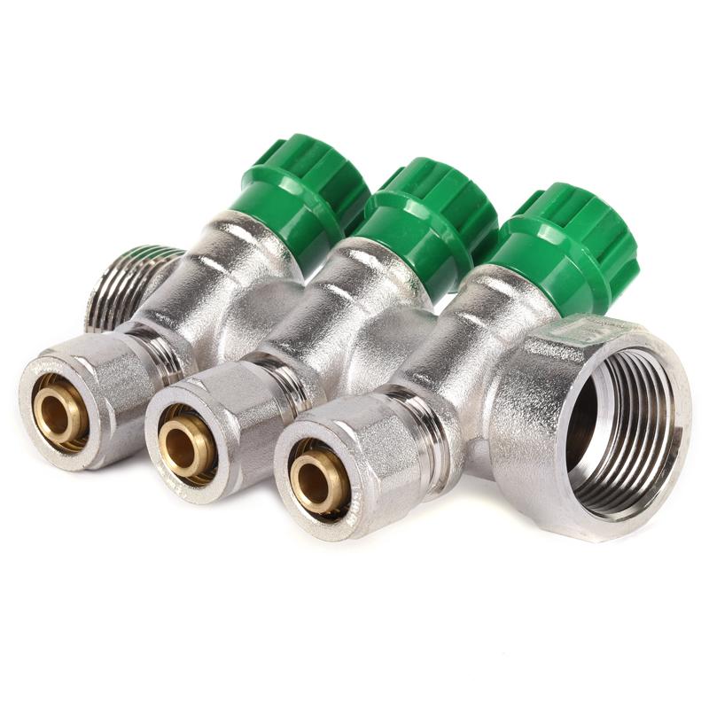 

Коллектор вентильный с фитингом KOER KR.1124-3 1”x3 WAYS (KR2833) (ST701623)