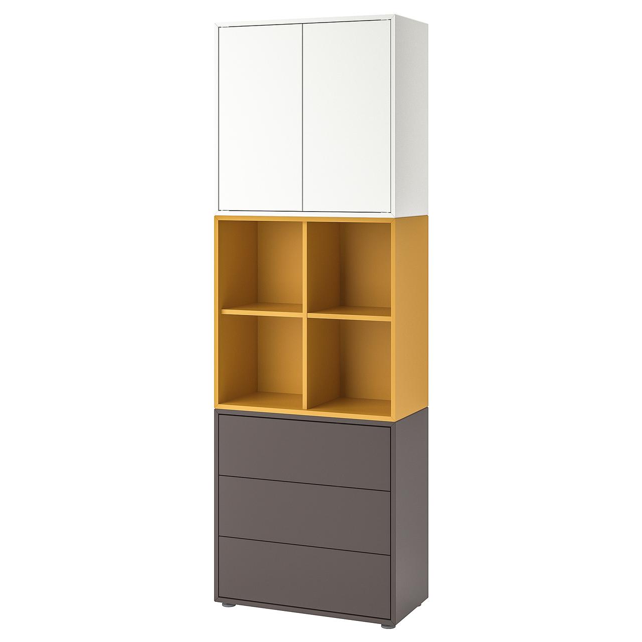 

Комбинация шкафов с ножками IKEA ЭКЕТ белый 192.865.35