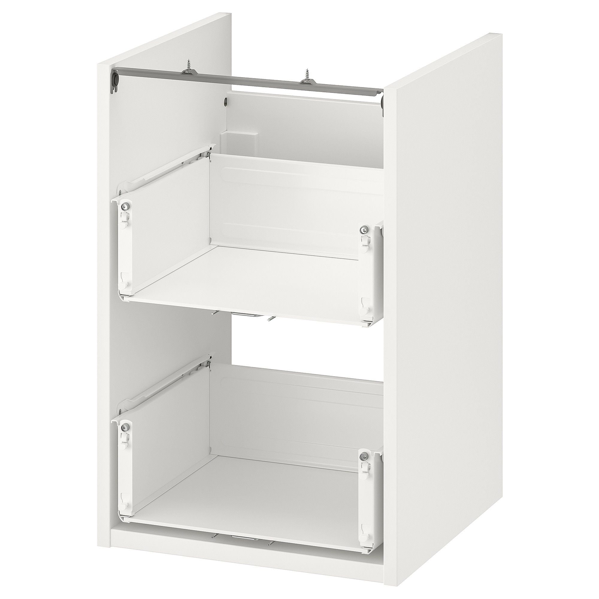 

Шкафчик для умывальника с 2 ящиками IKEA ENHET белый 004.405.13