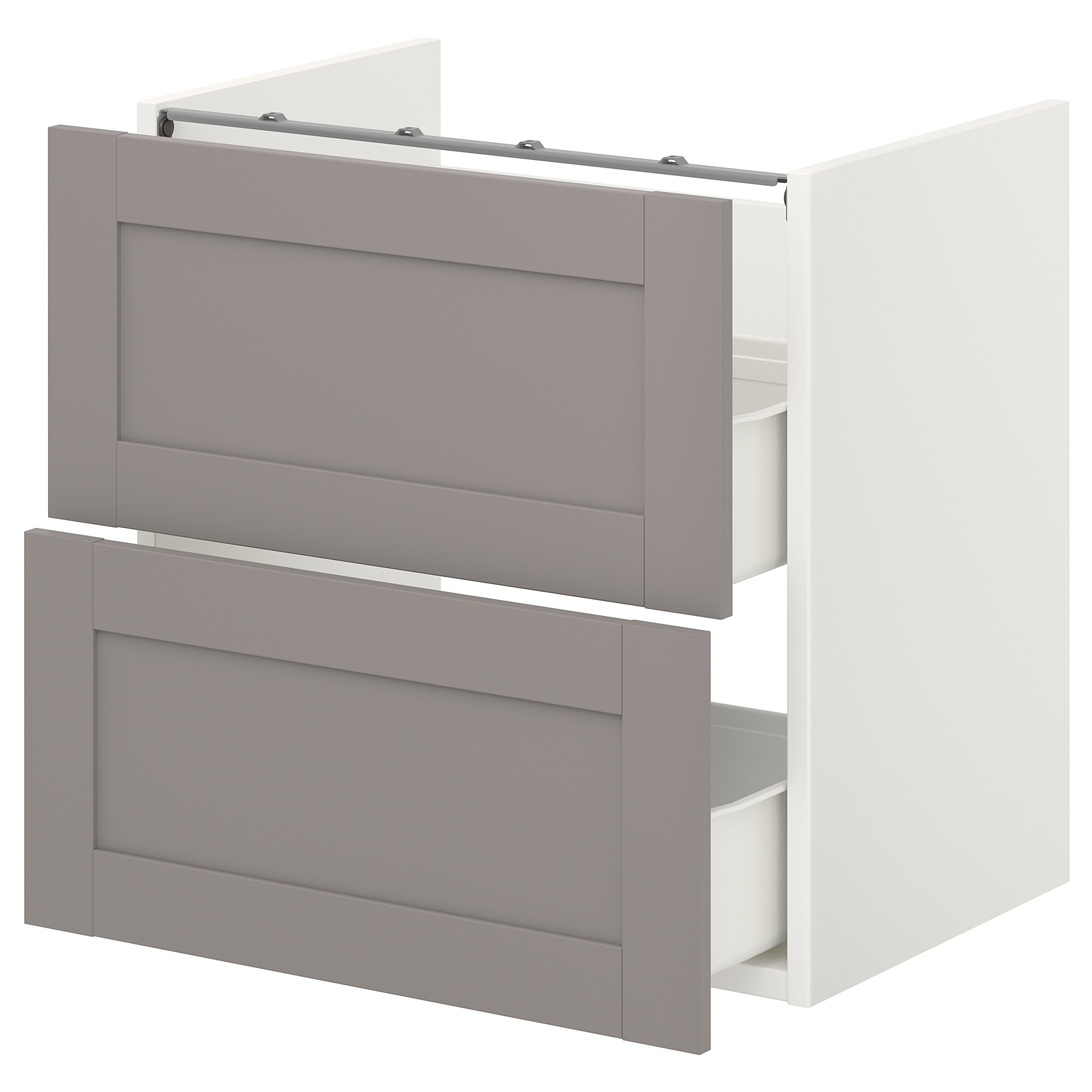 

Шкафчик для умывальника с 2 ящиками IKEA ENHET белый 193.223.45