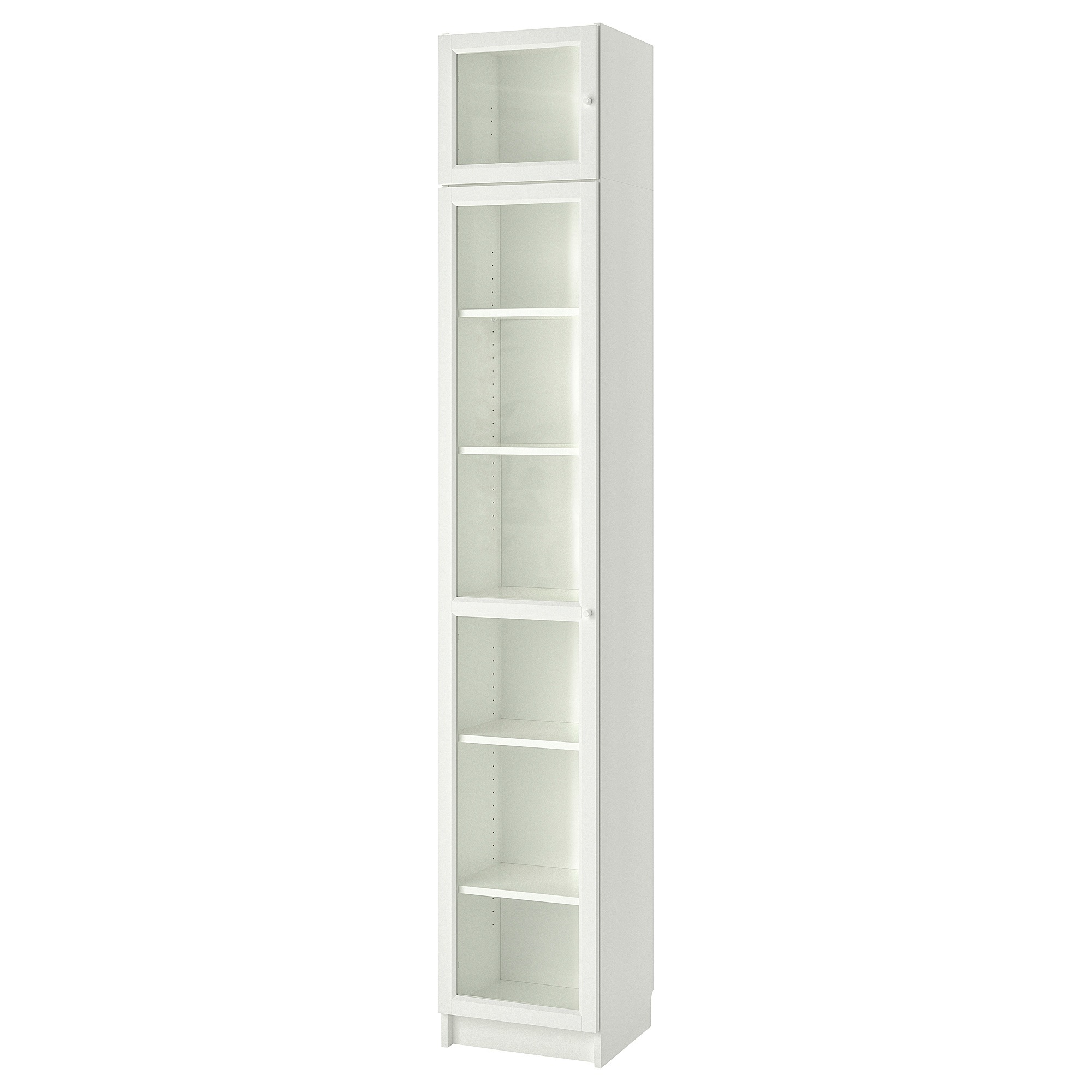 

Стеллаж с верхними полками/дверями IKEA БИЛЛИ / ОКСБЕРГ белый 593.988.52