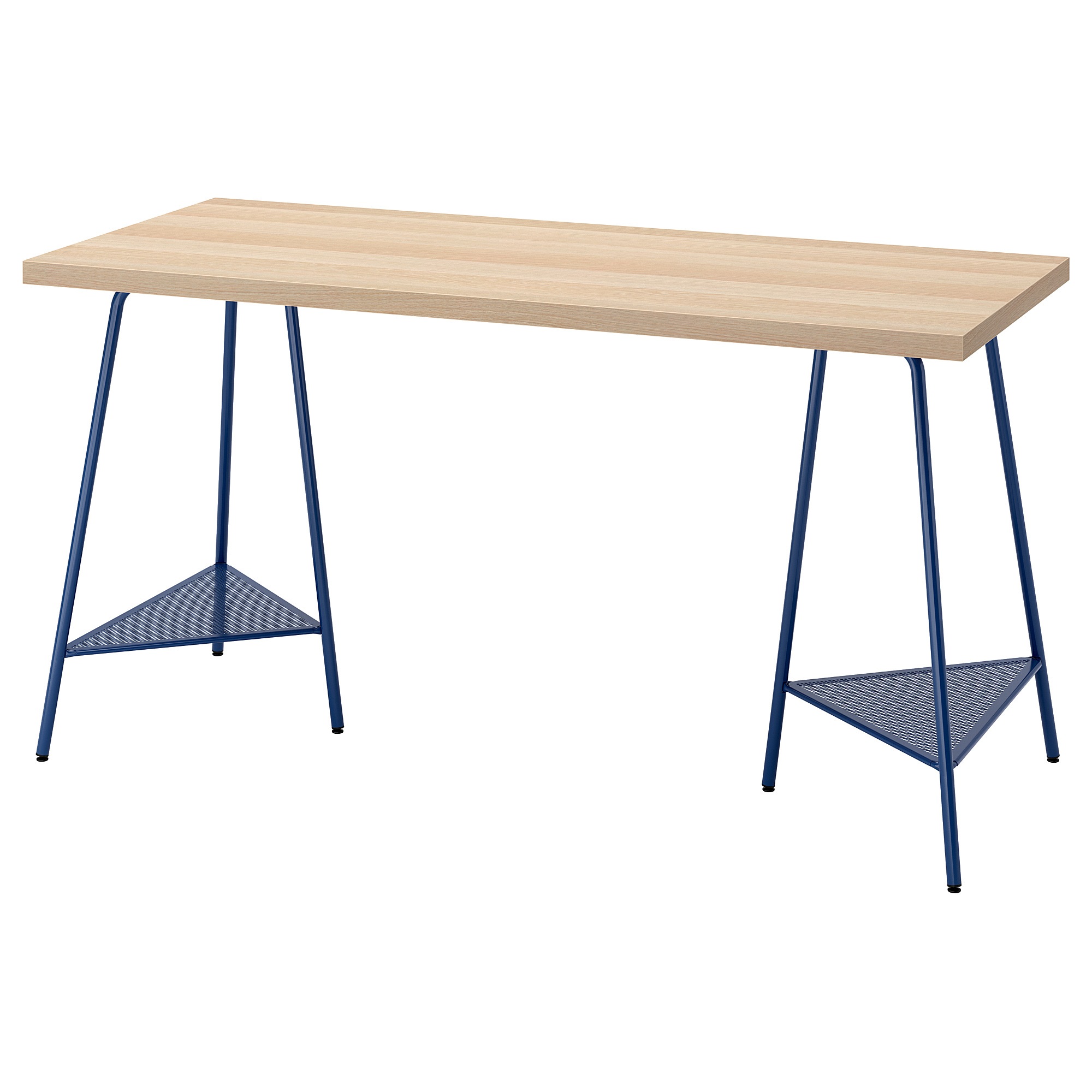 

Письменный стол IKEA ЛАГКАПТЕН / ТИЛЛЬСЛАГ под беленый дуб темно-синий 194.173.10