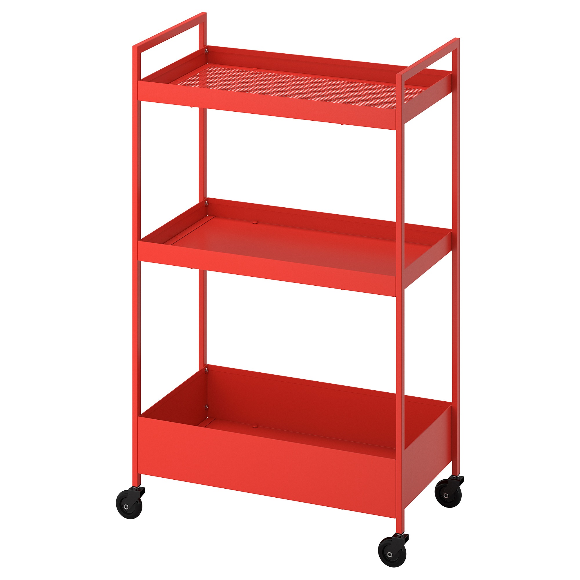 

Тележка IKEA НИССАФОРС красно-оранжевый 804.657.45