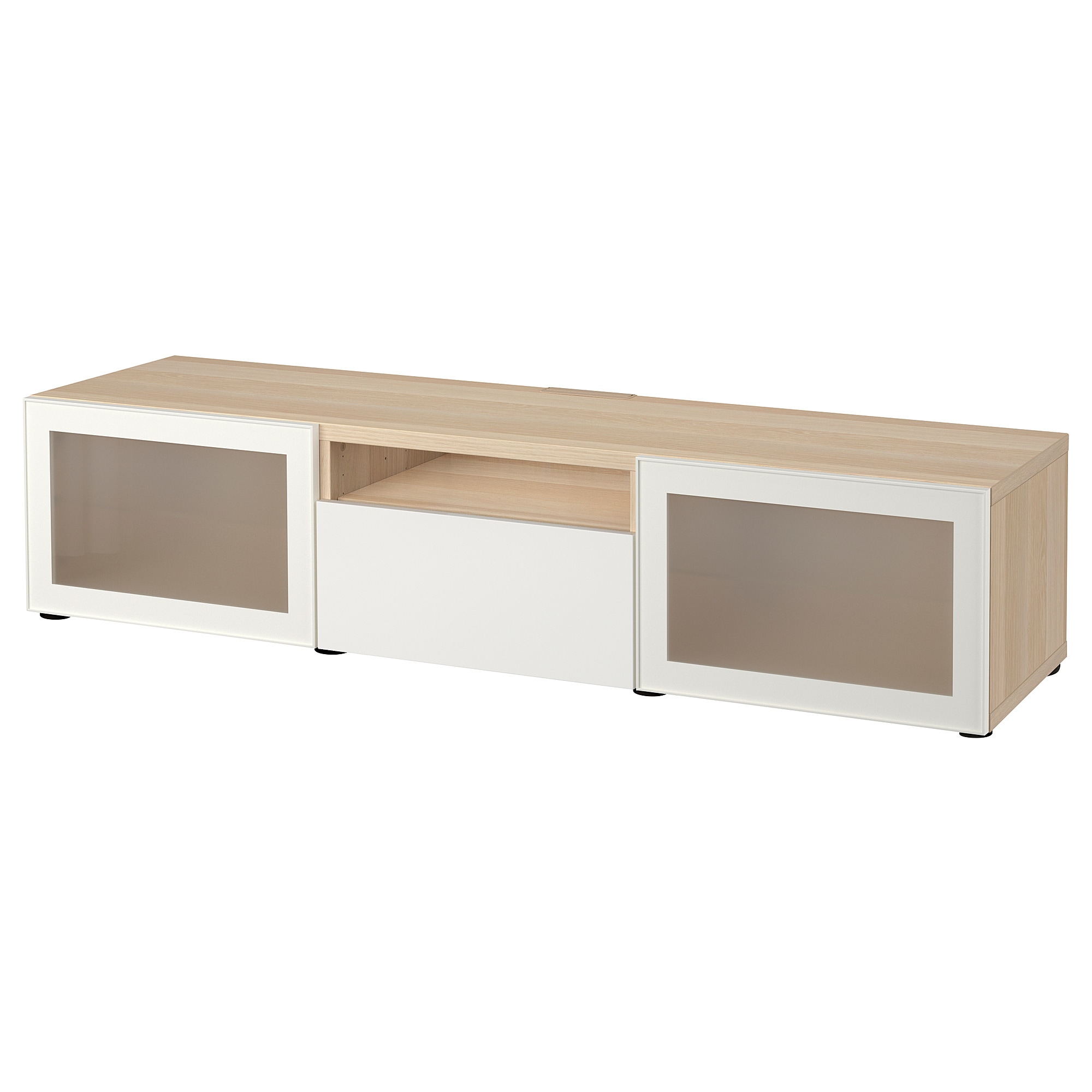 

Тумба под ТВ IKEA БЕСТО под беленый дуб 893.293.29