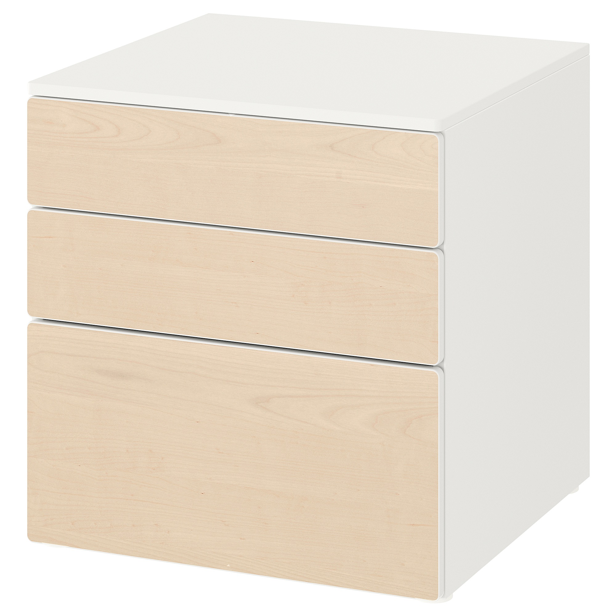 

Комод с 3 ящиками IKEA СМОСТАД / ОПХУС белый 493.875.71