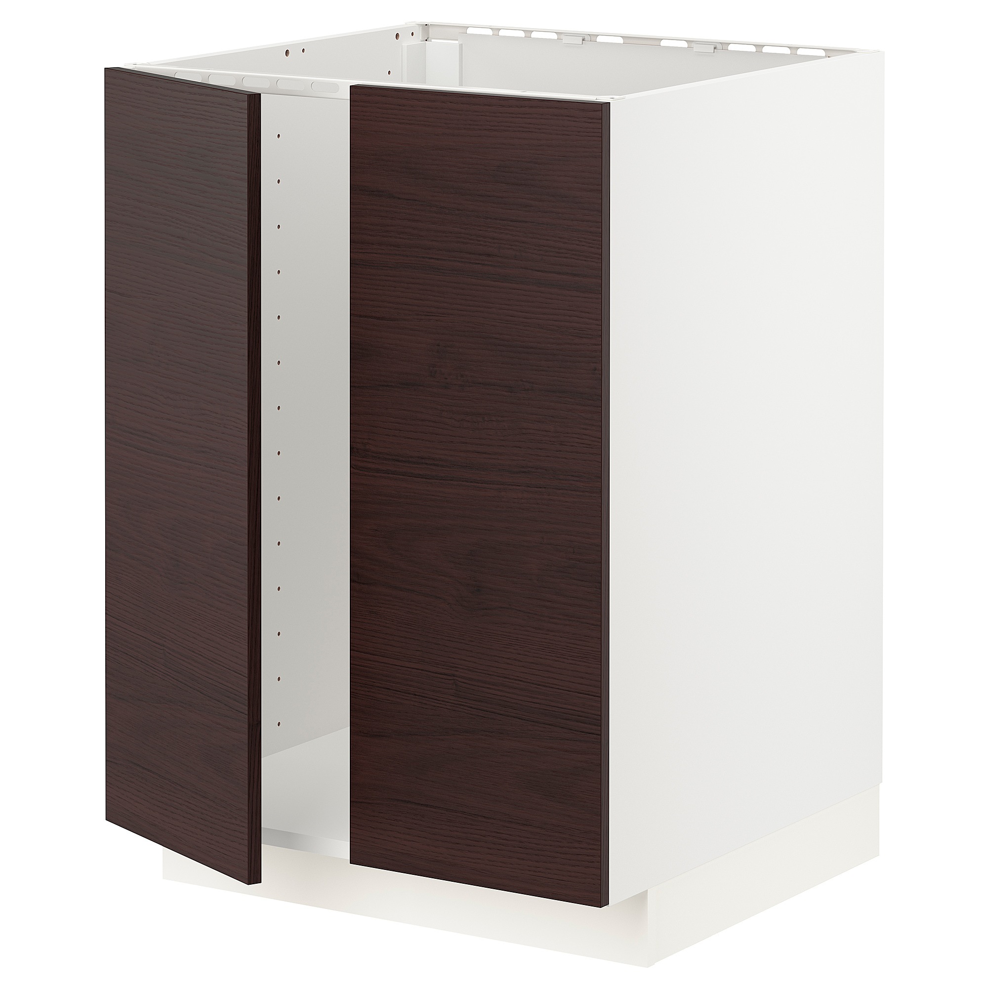 

Напольн шкаф д раковины+2 двери IKEA МЕТОД белый аскерсунд 693.339.35