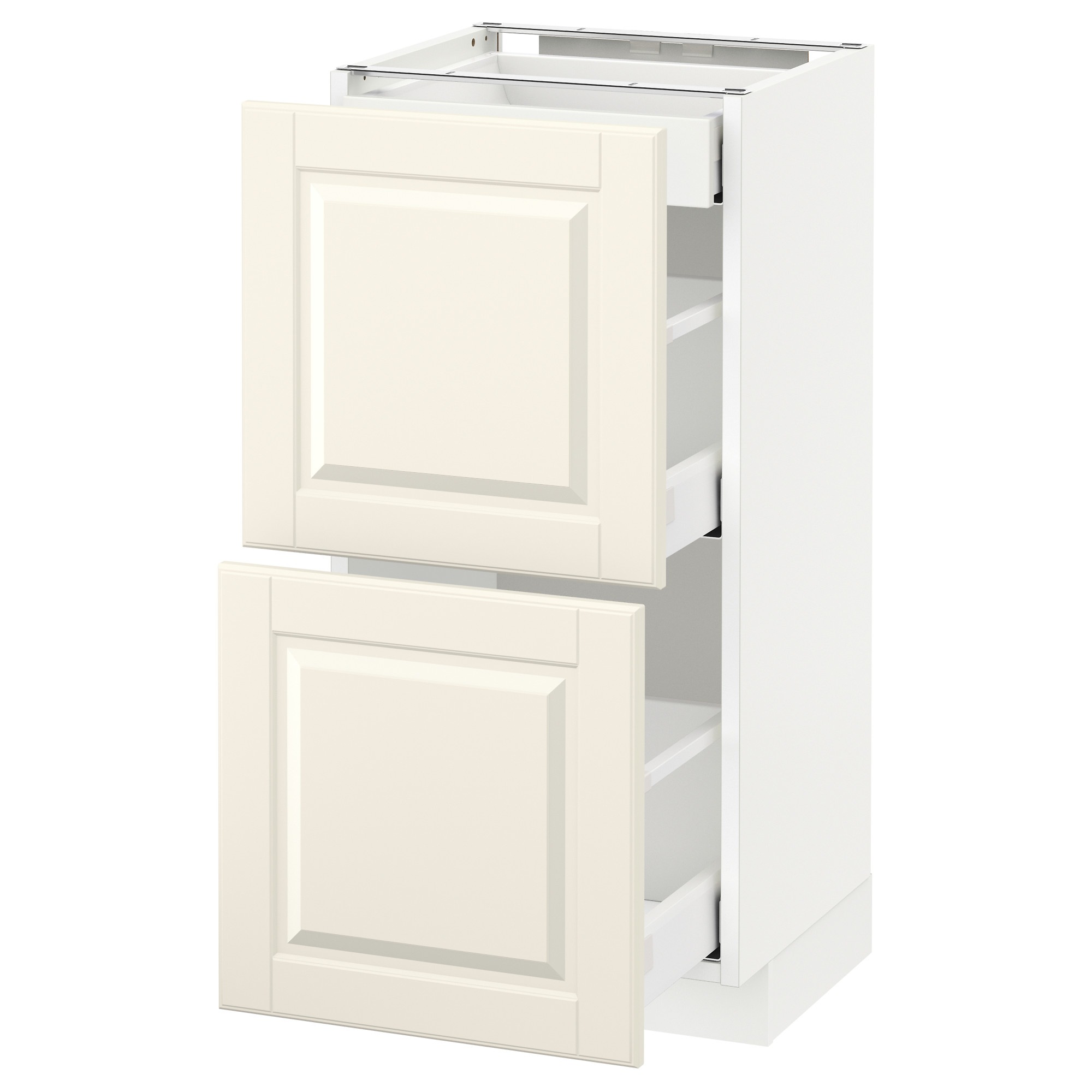 

Напольный шкаф/2фасада/3ящика IKEA МЕТОД / МАКСИМЕРА белый 290.516.64