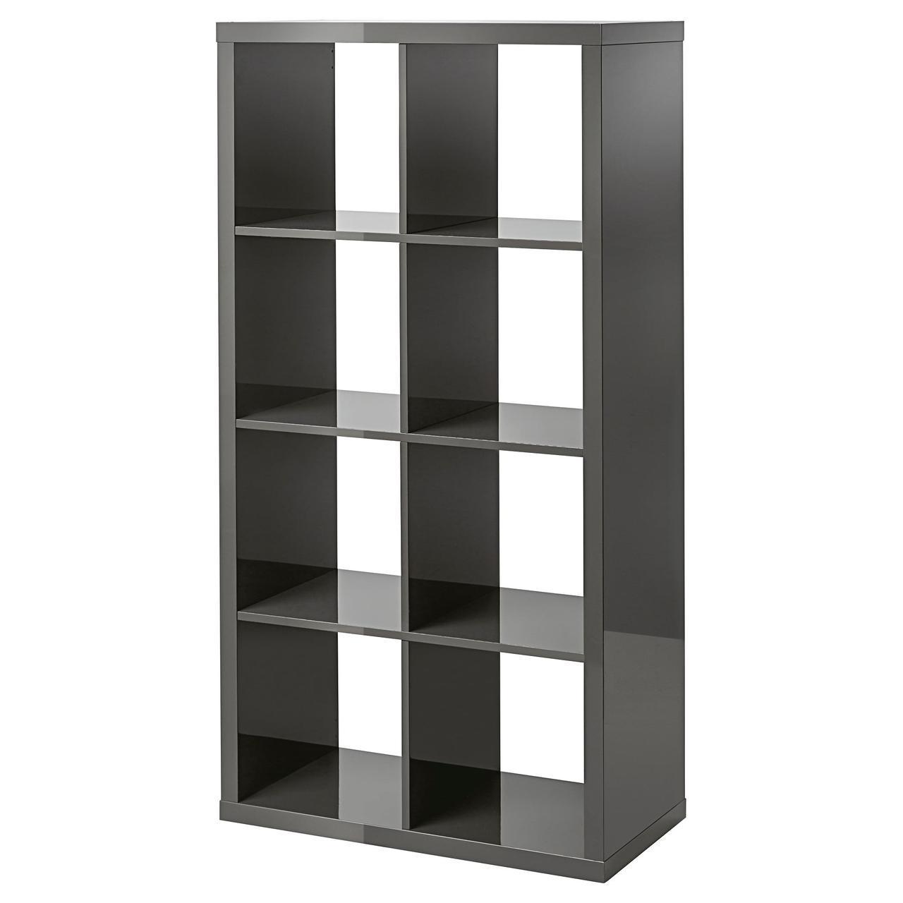 

Стеллаж IKEA КАЛЛАКС глянцевый серый 303.342.24