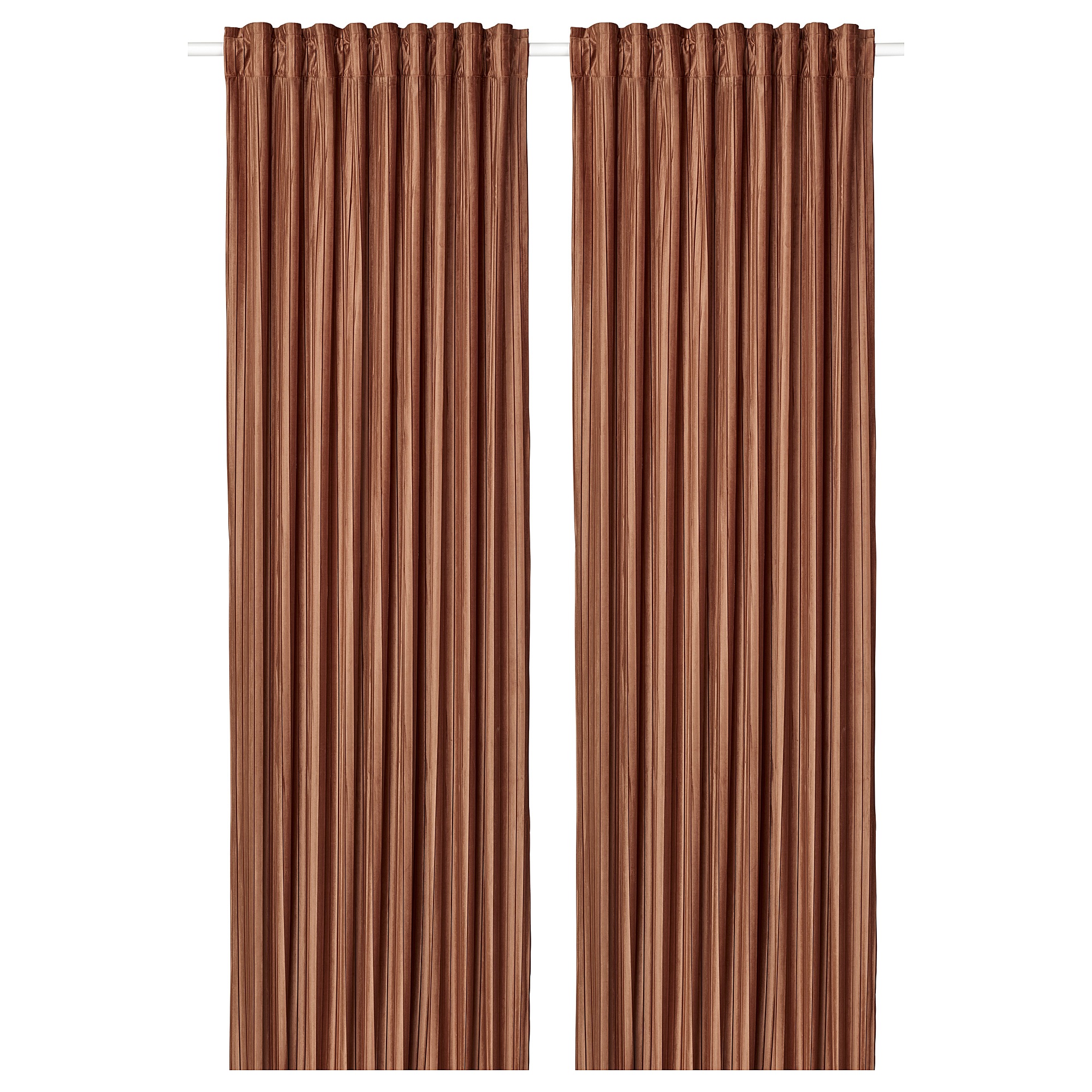 

Затемняющие гардины IKEA ЭЛЬДТОРН коричневый 404.881.07
