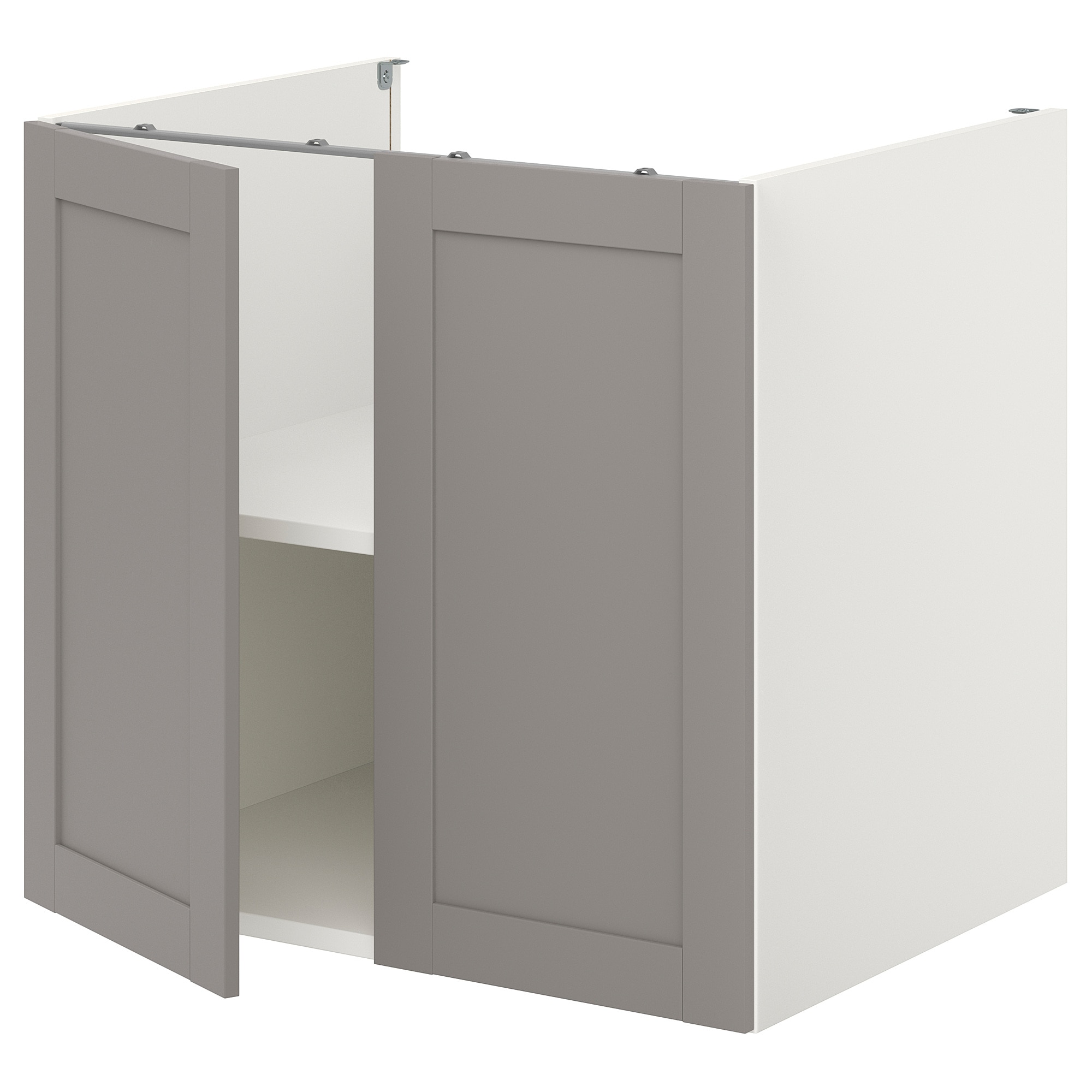 

Тумба с полкой / дверцей IKEA ENHET белый 693.210.08
