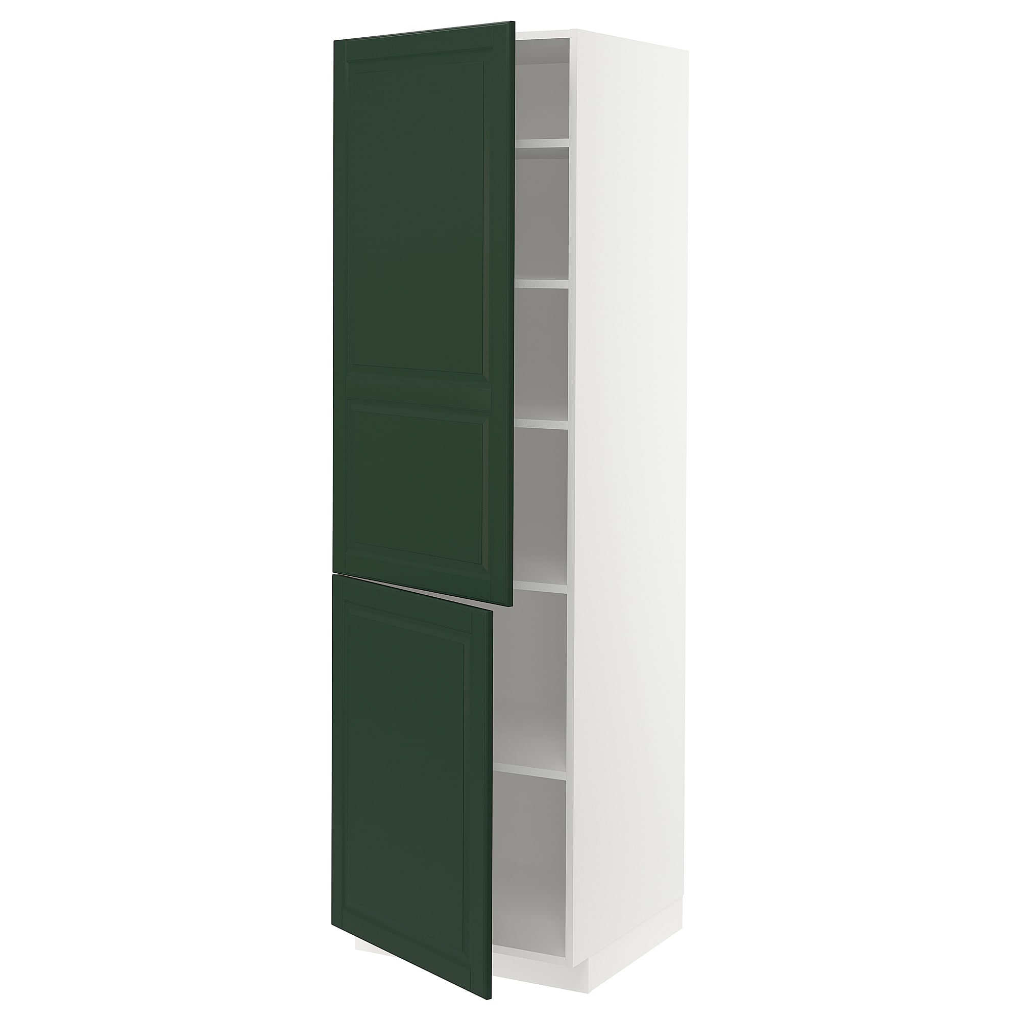 

Высокий шкаф с полками / 2 двери IKEA МЕТОД белый 093.830.04