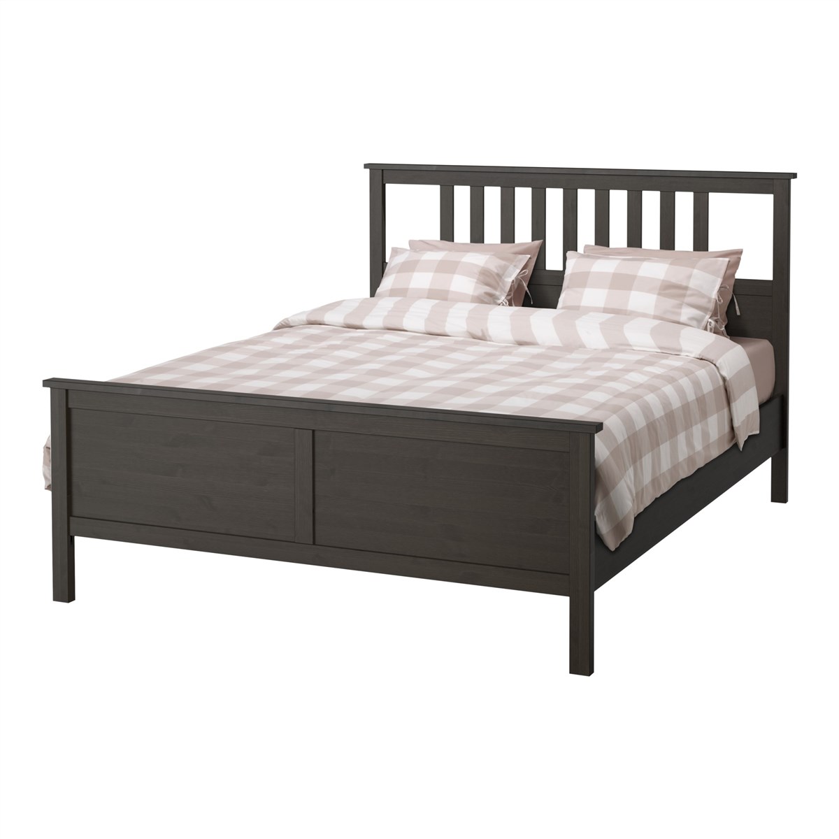

Каркас кровати IKEA ХЕМНЭС черно-коричневый 090.190.43