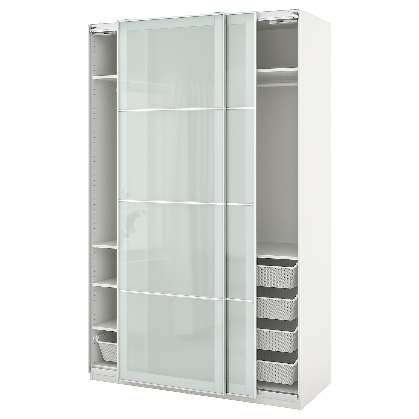 

Гардероб IKEA ПАКС / СЭККЕН белый 793.301.92