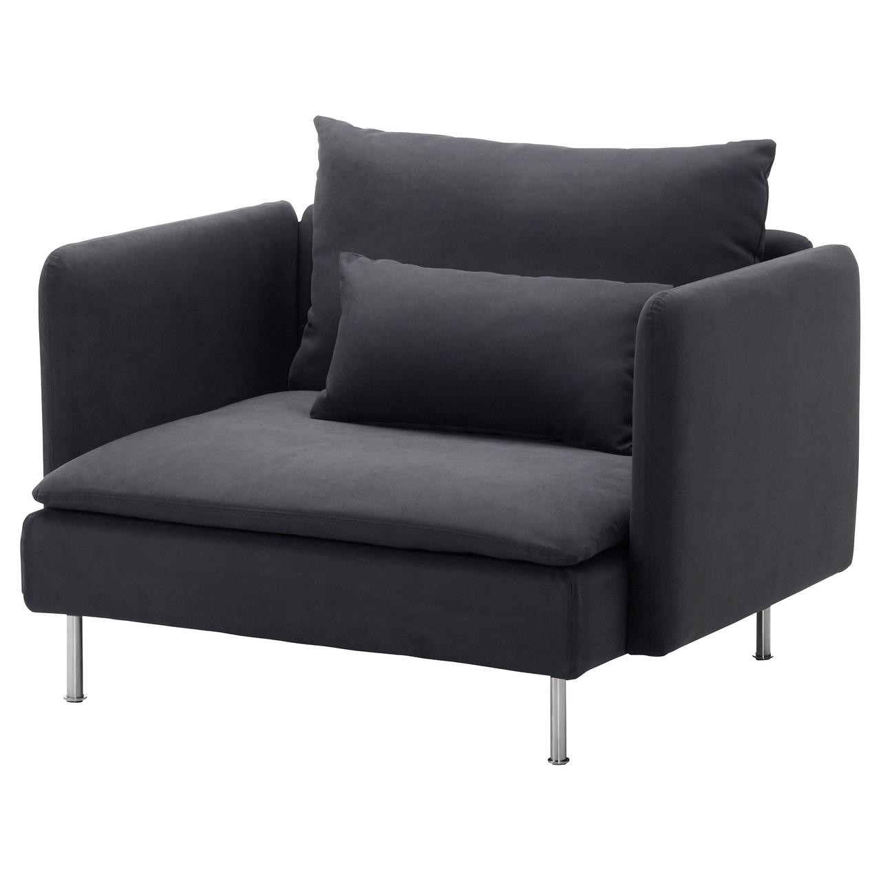 

Кресло IKEA SODERHAMN самста темно-серый 398.994.78