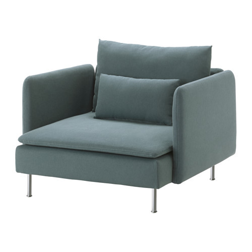 

Кресло IKEA SODERHAMN финнста бирюзовый 591.356.48