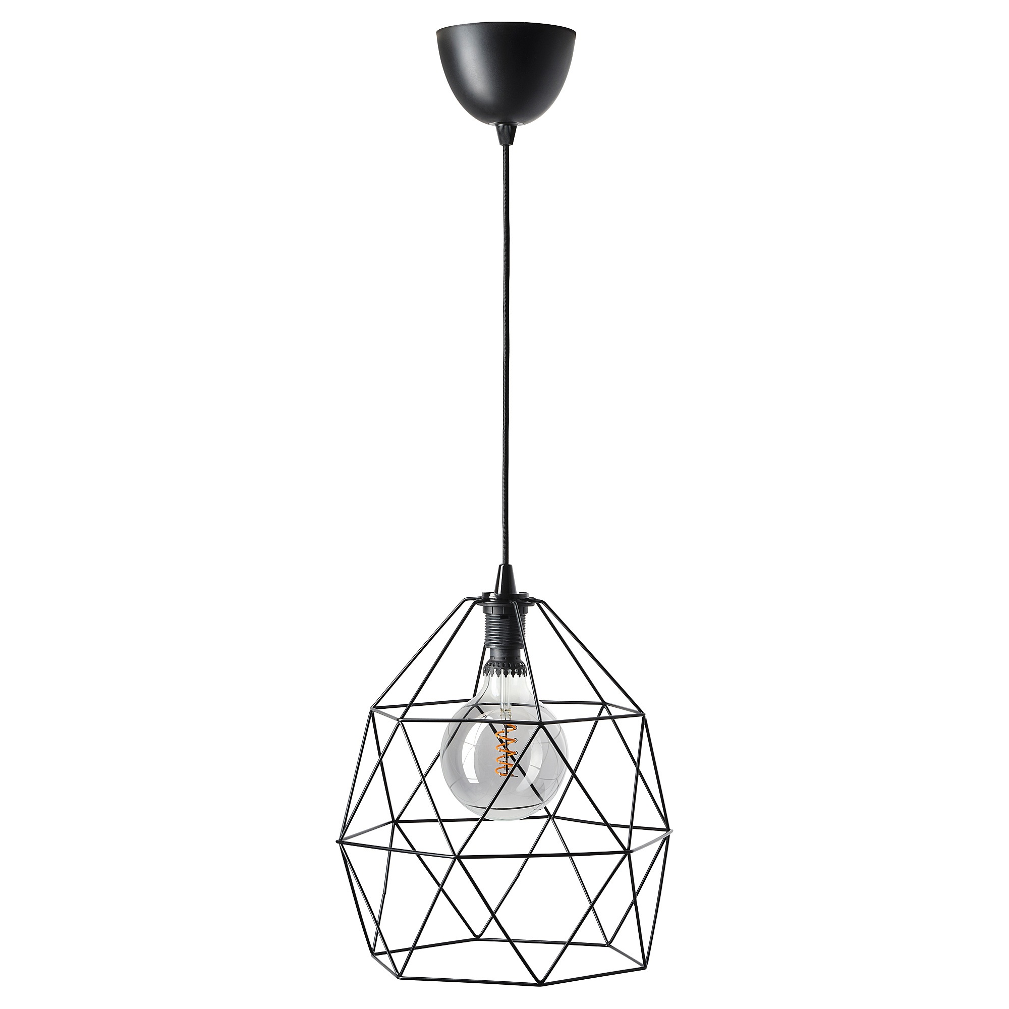 

Подвесной светильник с лампочкой IKEA BRUNSTA / ROLLSBO черный 093.205.25