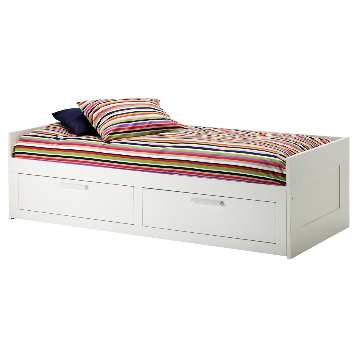 

Кушетка с 2 матрасами/2 ящиками IKEA БРИМНЭС белый 791.838.55