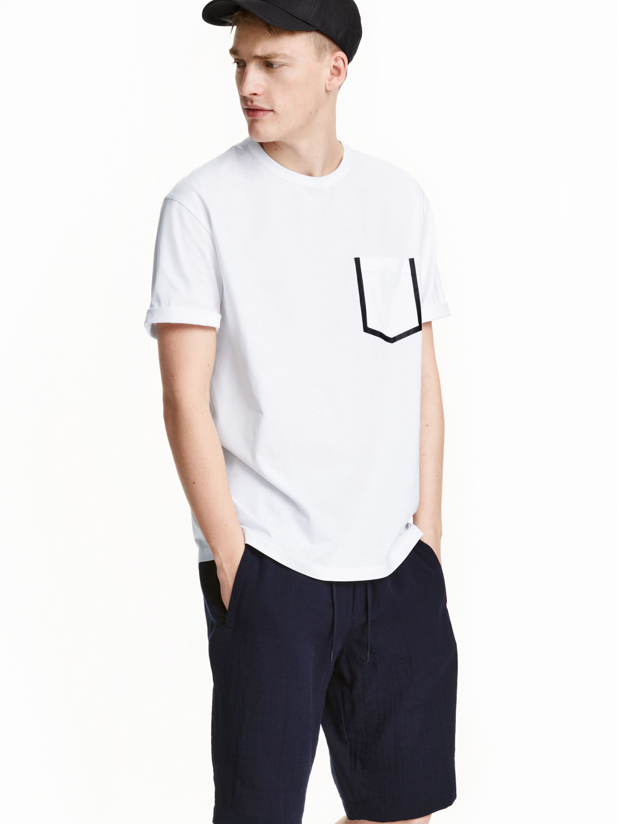 

Шорты H&M 3741023-AAQJ 56 Темно-синие