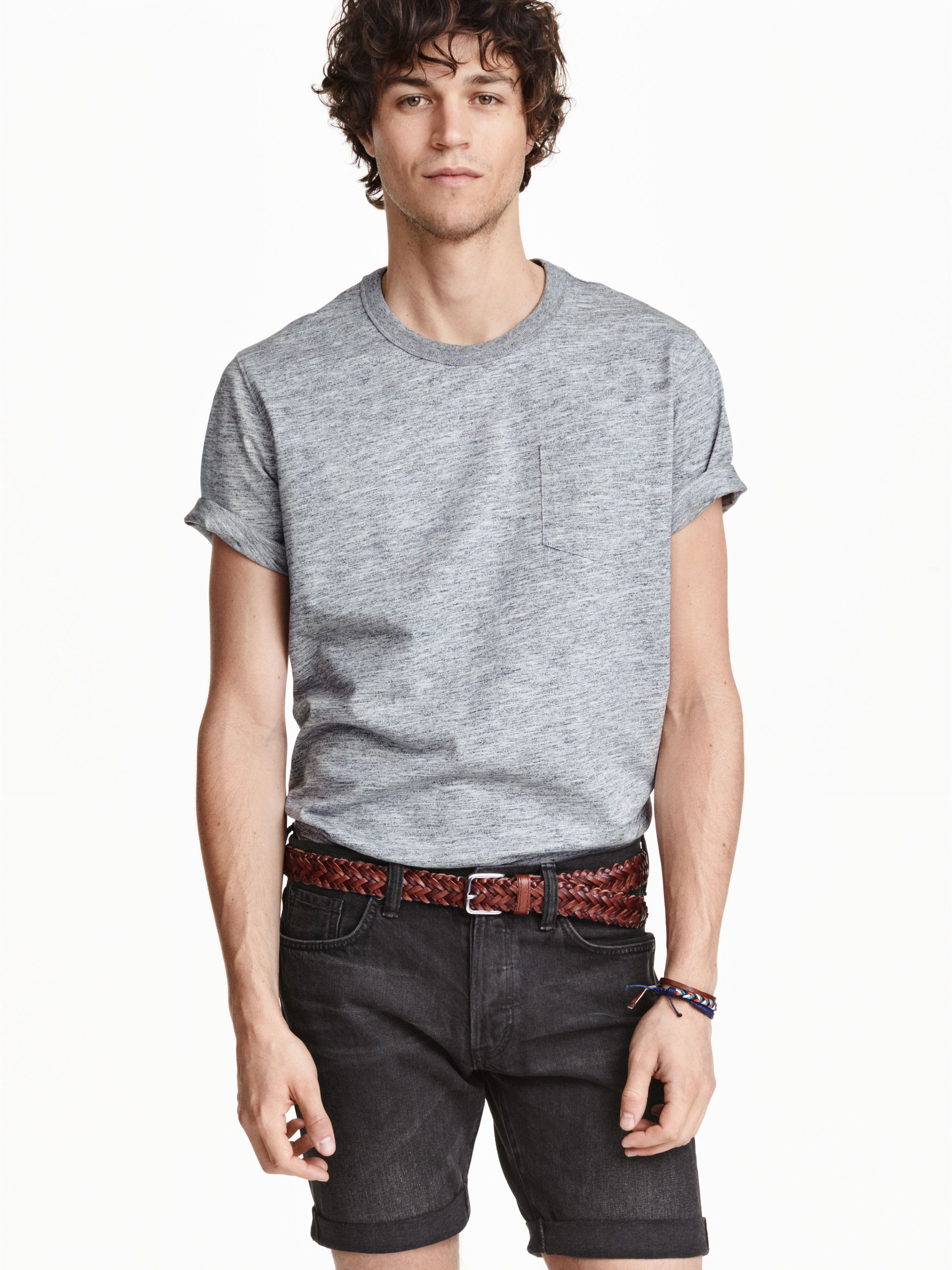 

Шорты джинсовые H&M 2504575-AAZJ 29 Светло-черные