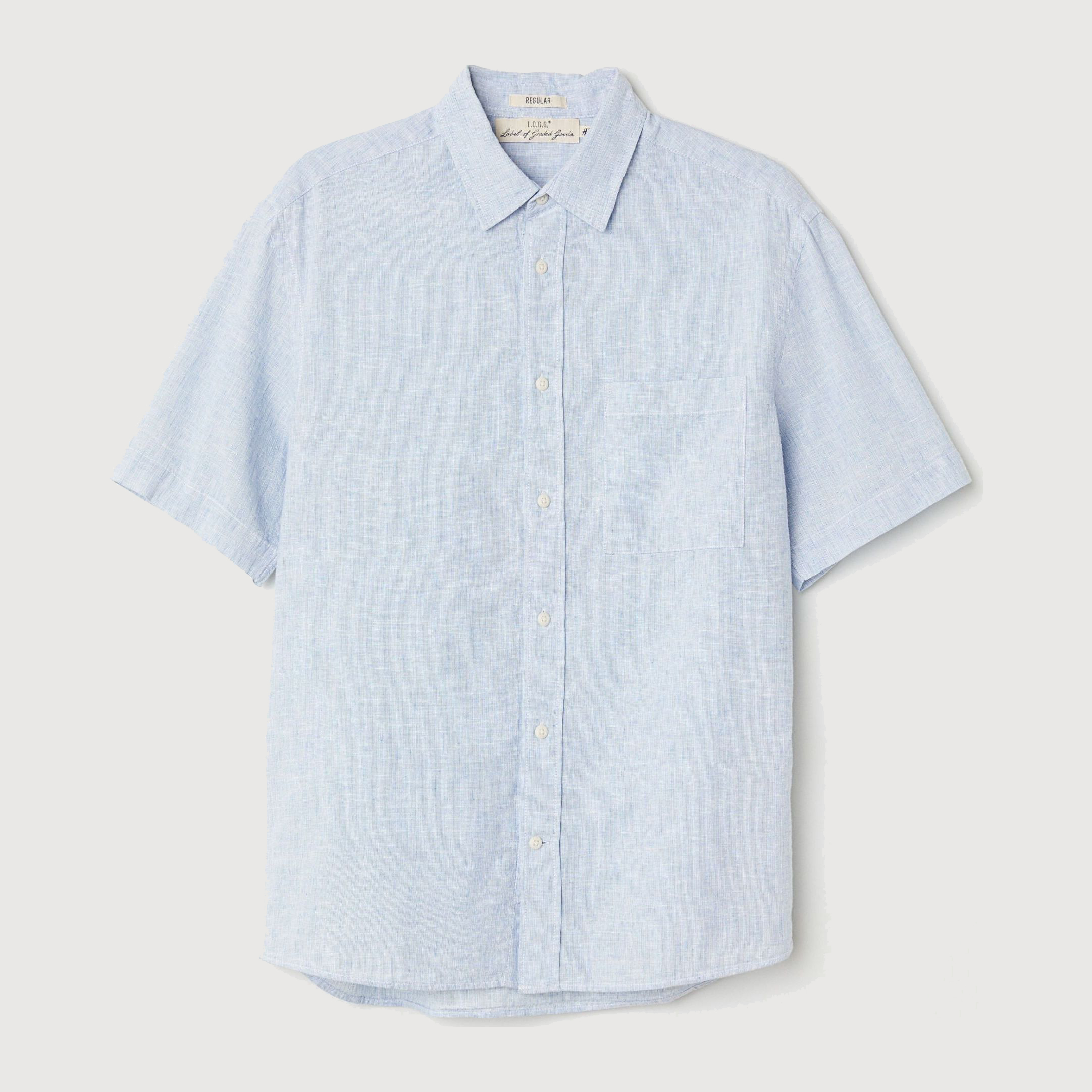 

Рубашка H&M 6368097-ABCU S Сине-белая