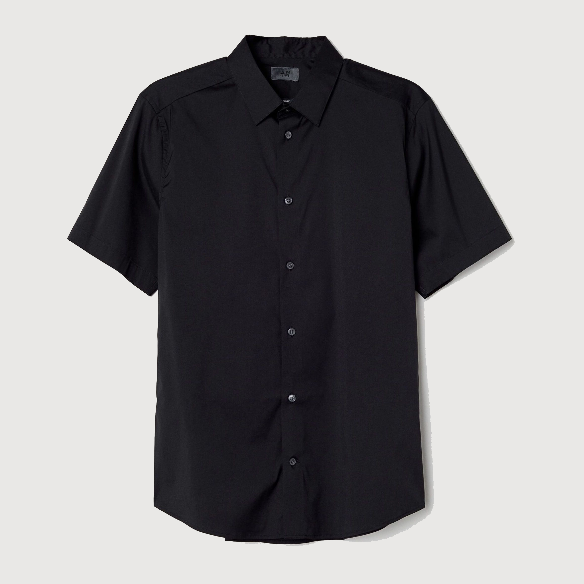 

Рубашка H&M 5684587-AAAD S Черная
