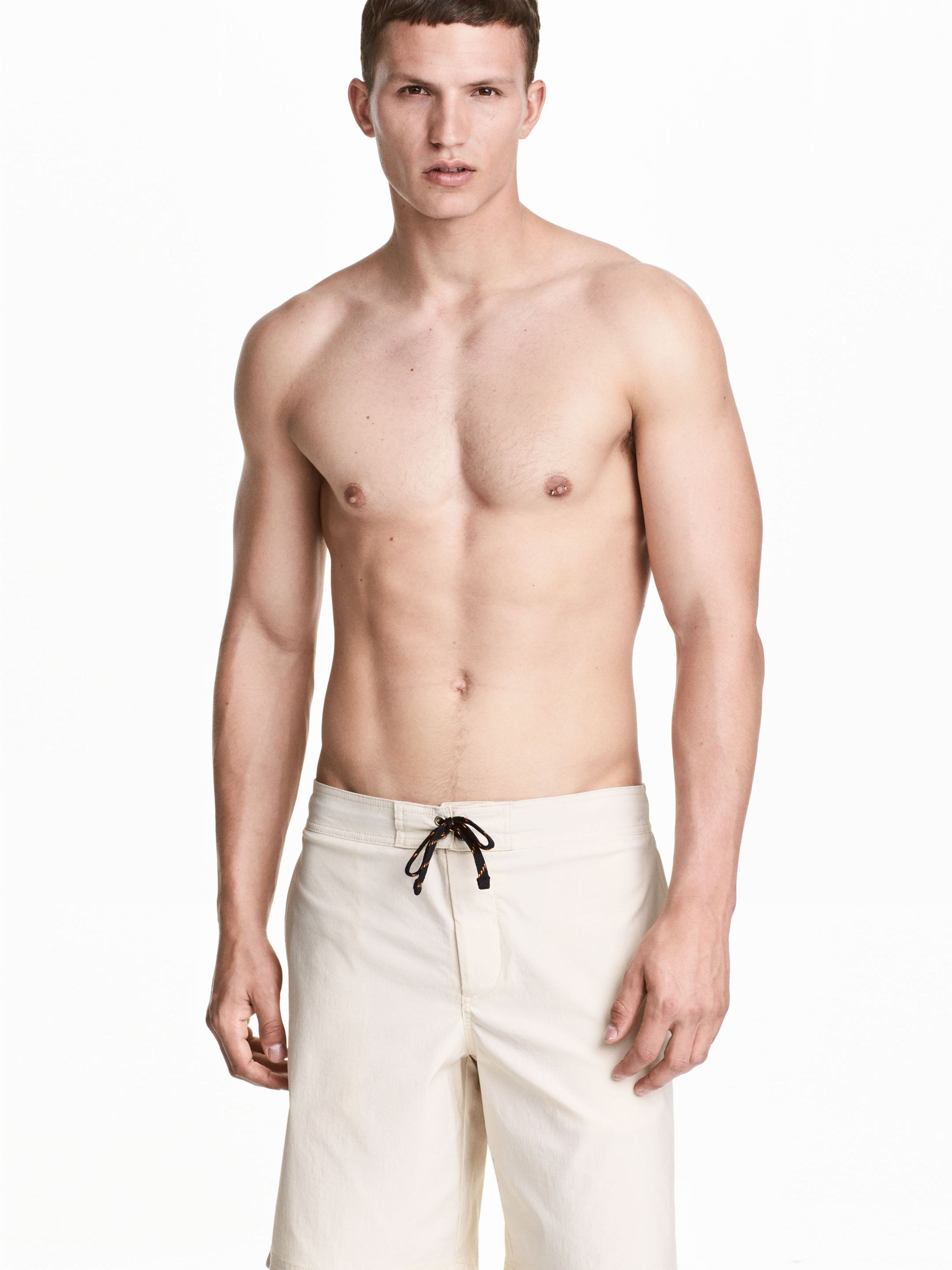 

Шорты пляжные H&M 4552345-ACWJ S Светло-бежевые