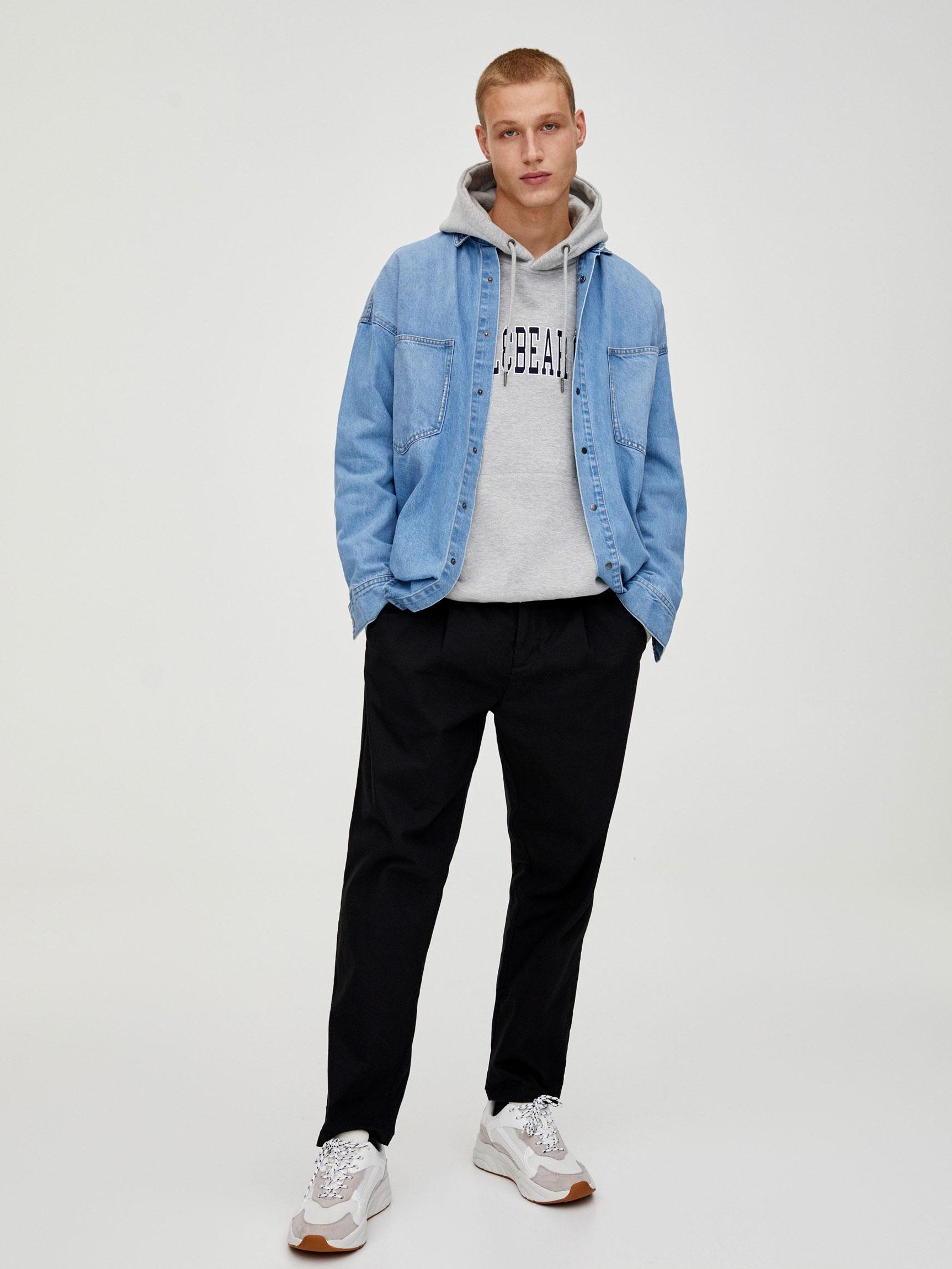 

Брюки Pull & Bear 9671/500800-AAAD M Черные