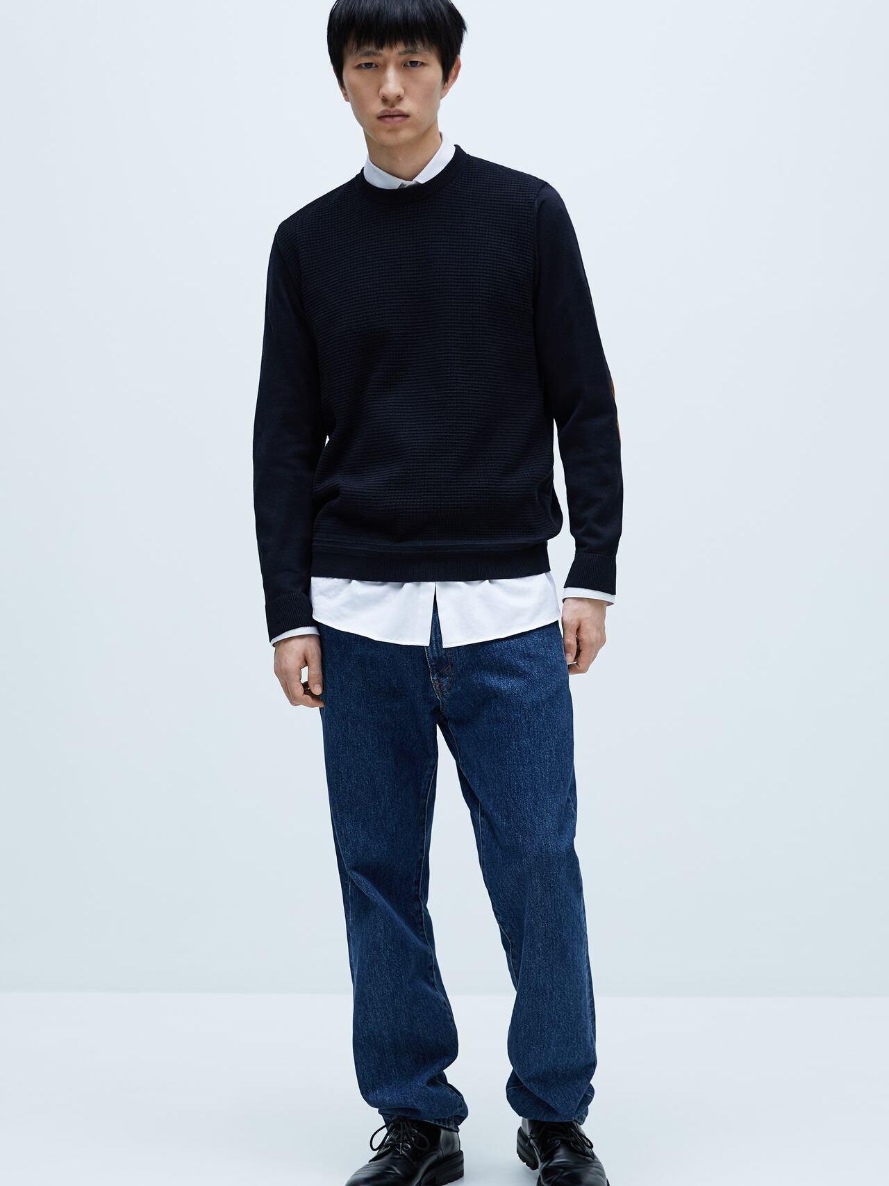 

Джемпер Zara 2632/403/401 XL Темно-синий