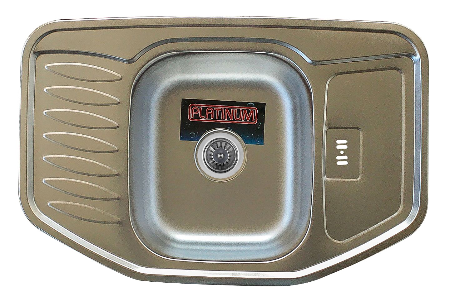 

Врезная кухонная мойка из нержавеющей стали Platinum 7851 Сатин 0.8