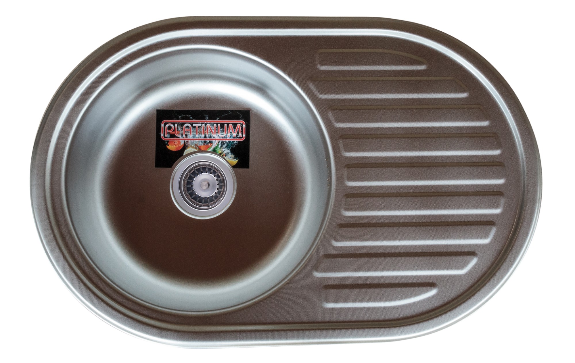 

Врезная кухонная мойка из нержавеющей стали Platinum 7750 Сатин 0.8