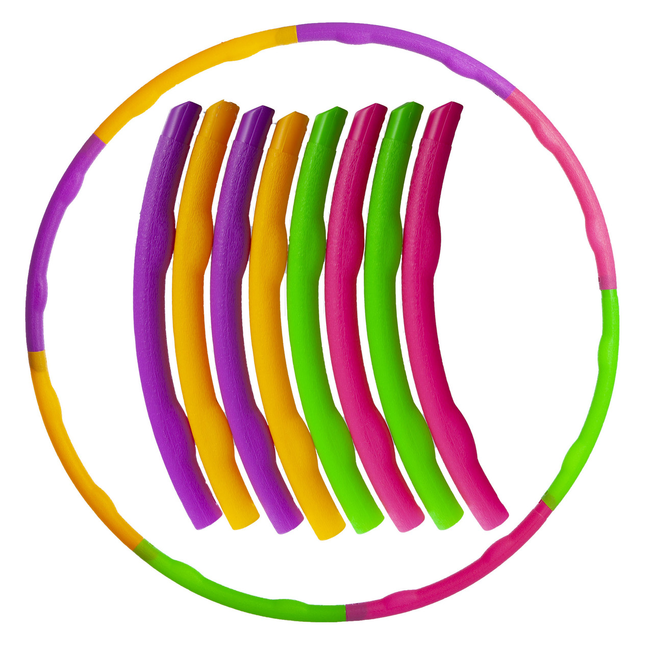 

Обруч складной хула хуп Hula Hoop My Fit SP-Planeta 154165 диаметр 89 см Multicolor