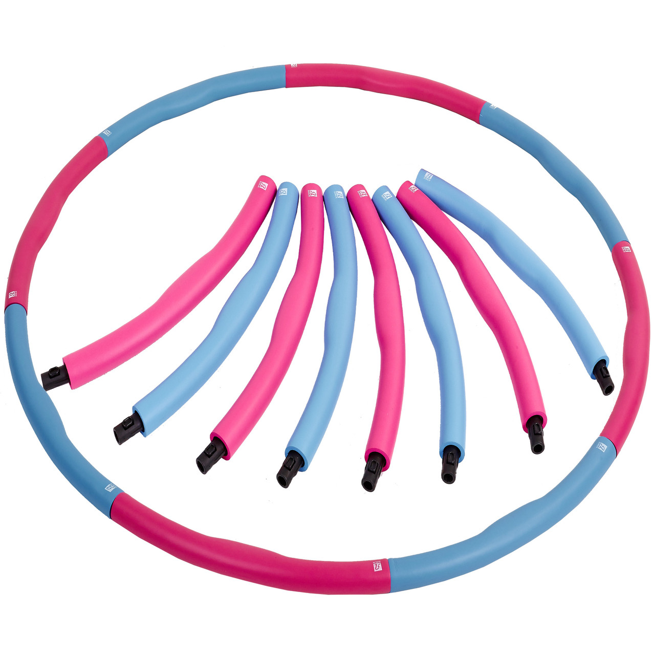 

Обруч массажный хула хуп Hula Hoop My Fit SP-Planeta Sport 3012 диаметр 95 см Pink-Blue