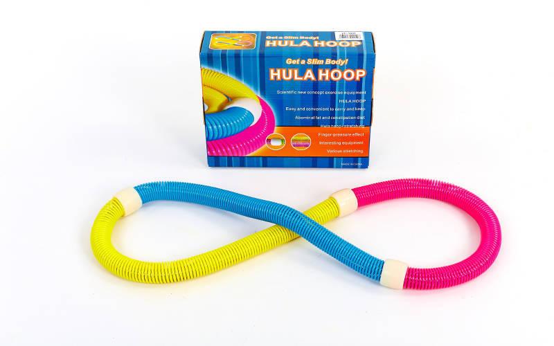 

Обруч гибкий Пружина хула хуп Hula Hoop My Fit Yogamat 3009 диаметр 45 см Yellow-Blue-Pink