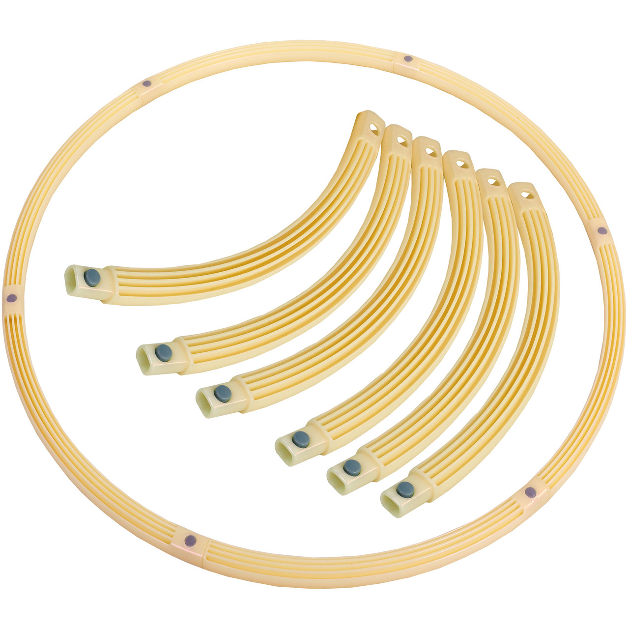 

Обруч складной хула хуп Hula Hoop My Fit Zelart 056 диаметр 90 см White