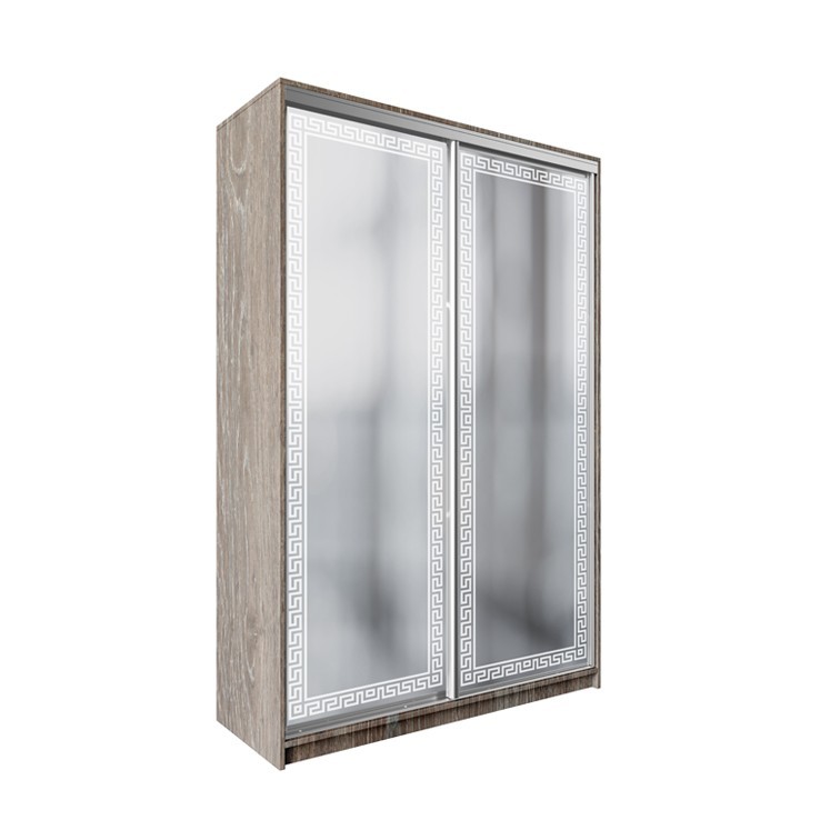 

Шкаф-купе ДЕКОР SM01 Р0263 Зеркало 240 x 180 x 60 см двухдверный Дуб сонома трюфель