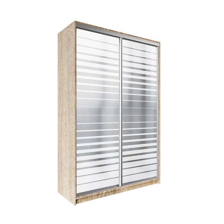 

Шкаф-купе ДЕКОР SM01 Р0252 Зеркало 240 x 100 x 60 см двухдверный Дуб сонома