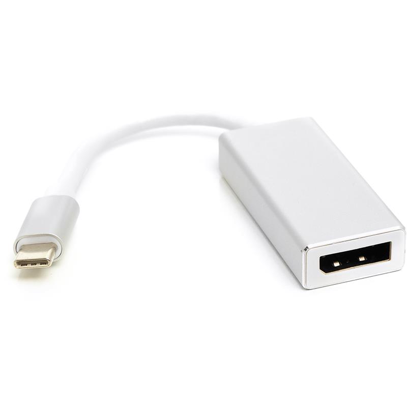 

Кабель PowerPlant Type-C-DisplayPort Thunderbolt 3 4K 0.15m Silver