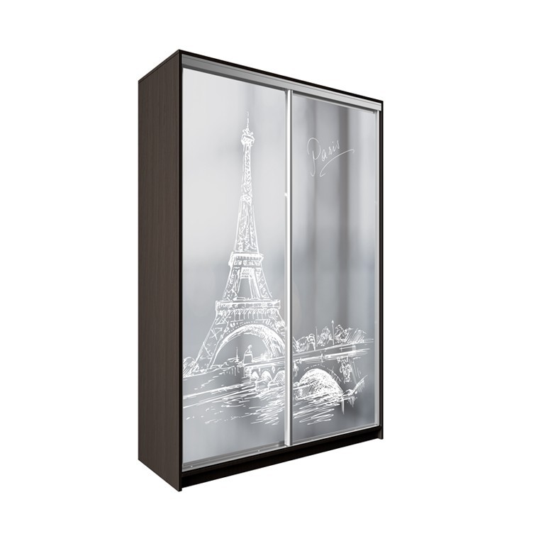 

Шкаф-купе ДЕКОР SM02 Arht_1 Зеркало 240 x 200 x 60 см двухдверный Венге Магия