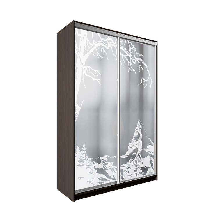

Шкаф-купе ДЕКОР SM01 Р0179 Зеркало 240 x 160 x 60 см двухдверный Венге Магия