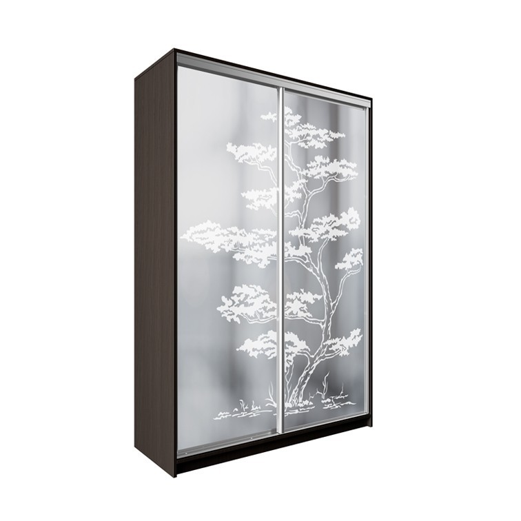 

Шкаф-купе ДЕКОР SM01 Р0083 Зеркало 240 x 150 x 60 см двухдверный Венге Магия
