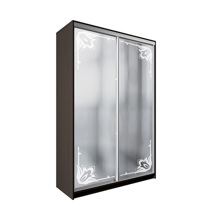 

Шкаф-купе ДЕКОР SM02 Р0216 Зеркало 240 x 200 x 60 см двухдверный Венге Магия